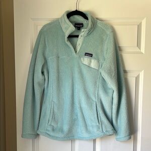Patagonia Light Blue Fleece Pullover